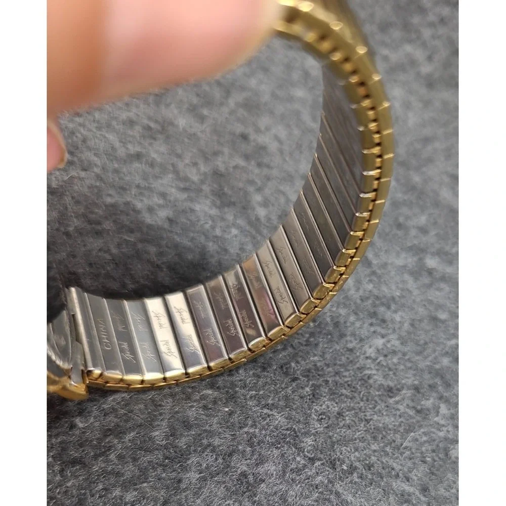 Vintage Speidel Watch Goldtone Quartz 6